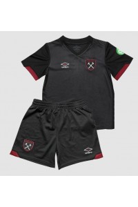 Fotbalové Dres West Ham United Dětské Venkovní Oblečení 2024-25 Krátký Rukáv (+ trenýrky)